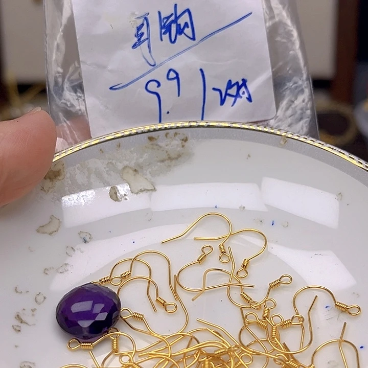 银S925镶嵌颈饰紫晶紫晶925镶嵌47