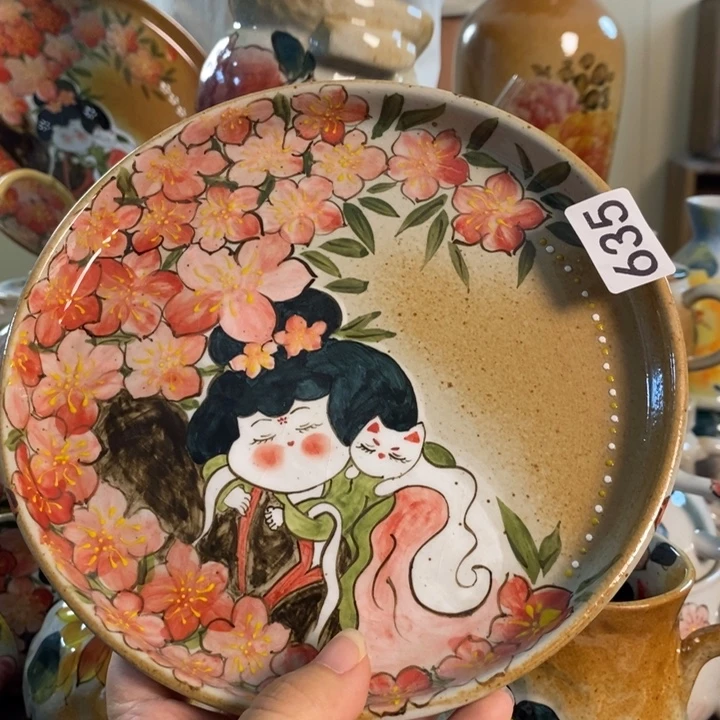 小***檬瓷片635 景德镇釉下五彩陶瓷