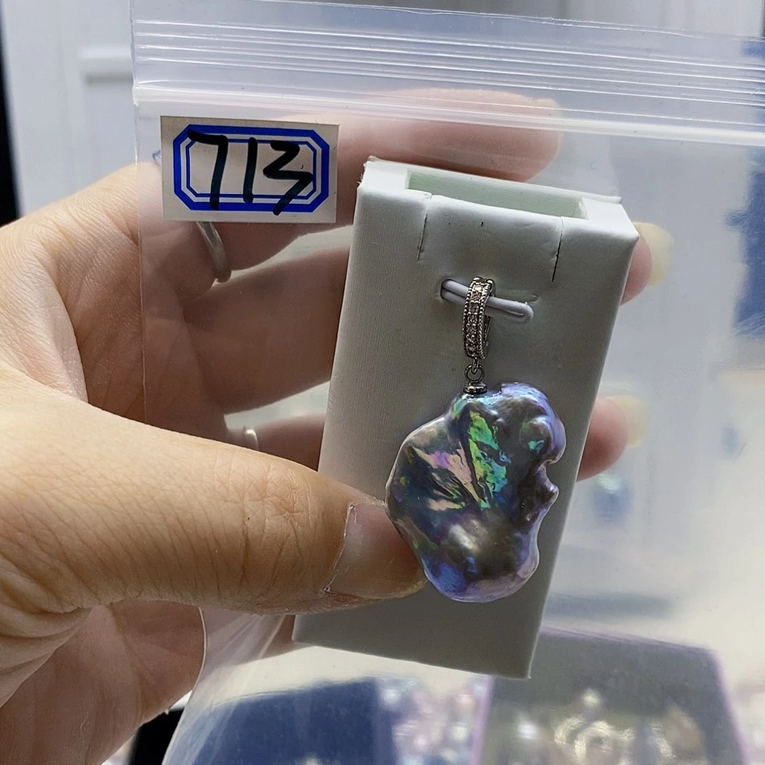 颈饰合金淡水珍珠