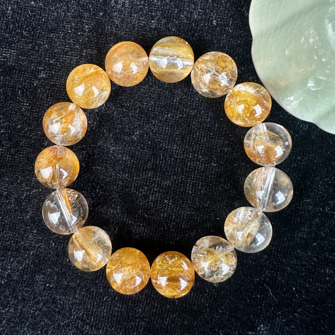 黄铜锦鲤胶花单圈（天然珠宝多样性发其一）