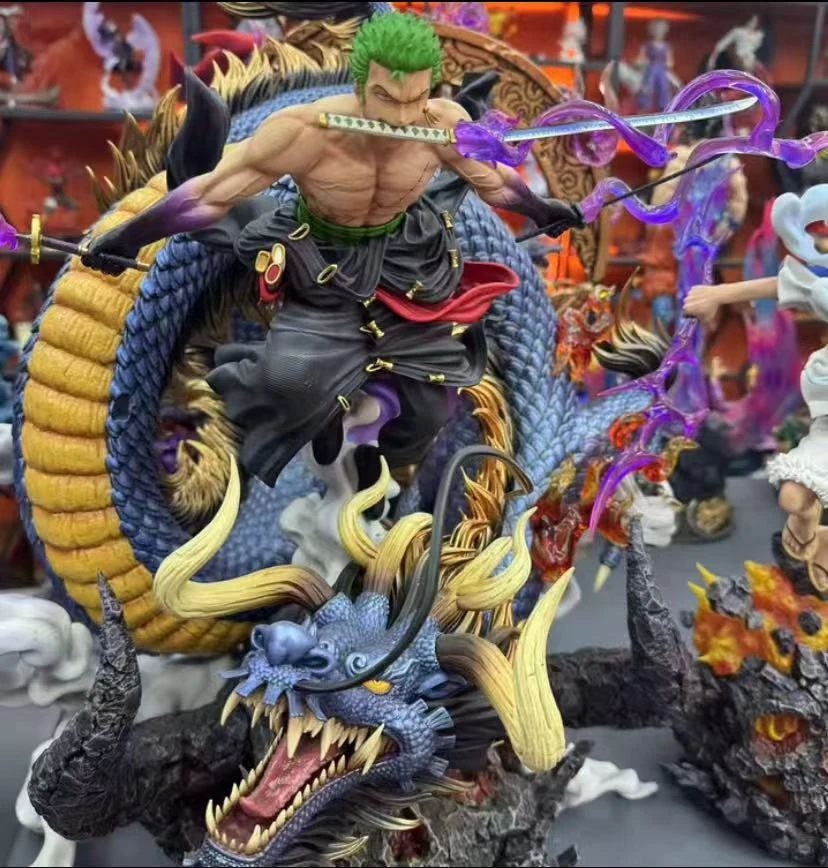 O 海贼王 黑金索隆 手办模玩摆件 25cm  O