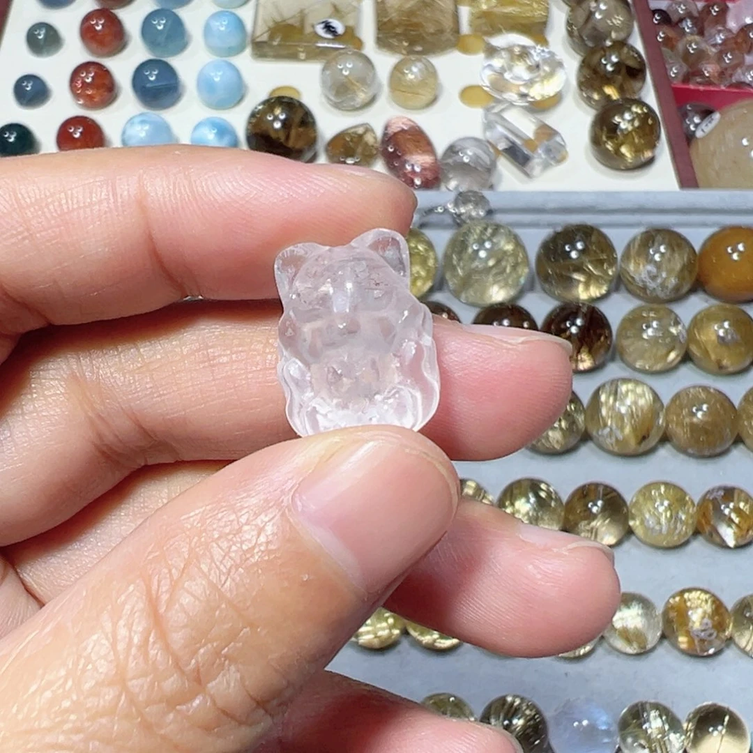 水晶颈饰未镶嵌天然水晶