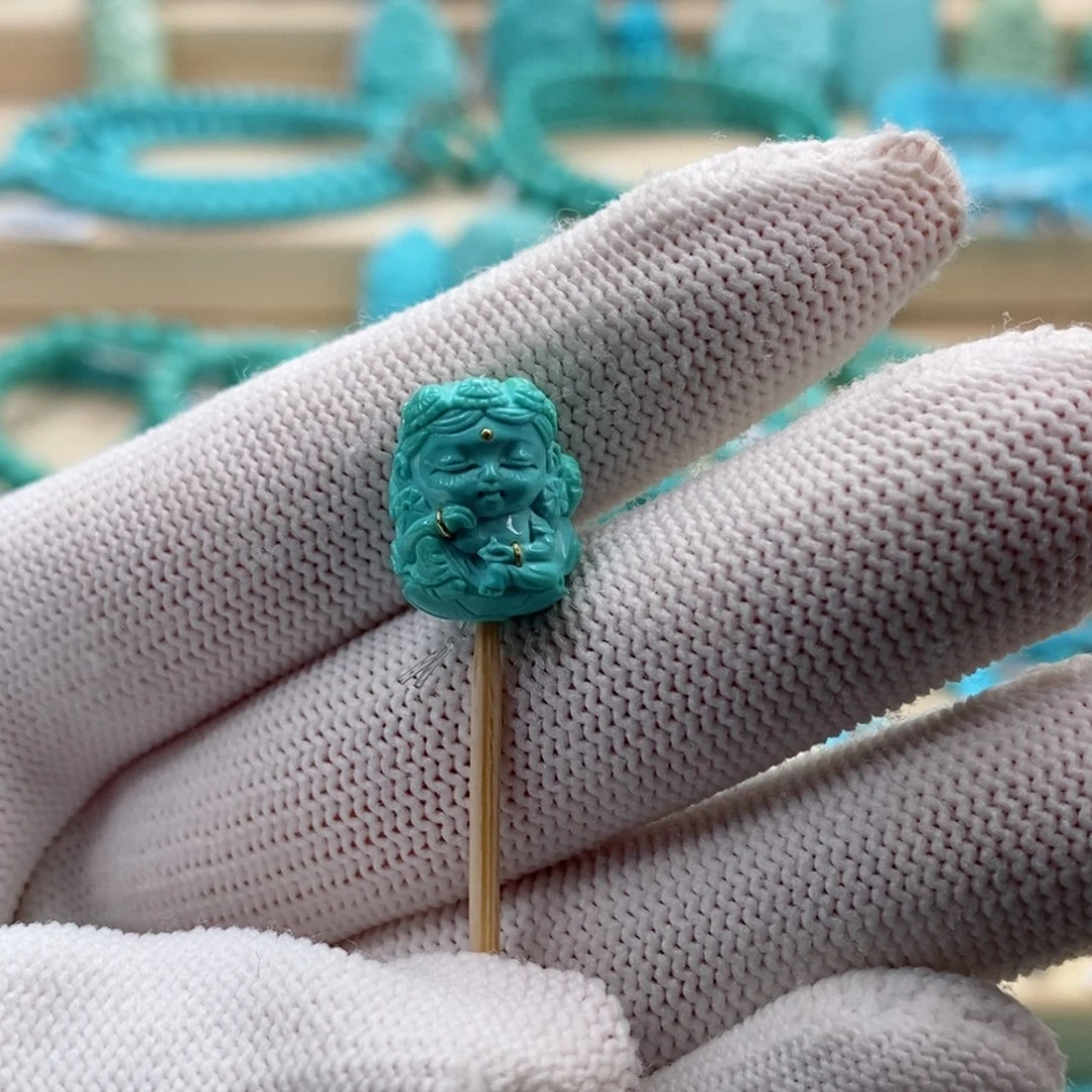 绿松石珠宝奇石未镶嵌