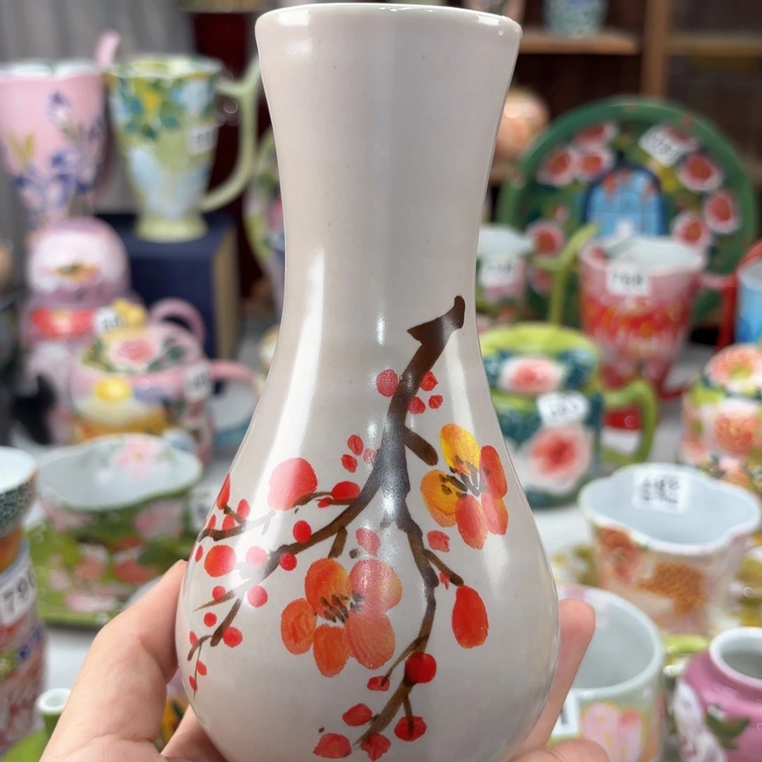 景德镇手绘高温釉下彩陶瓷茶具
