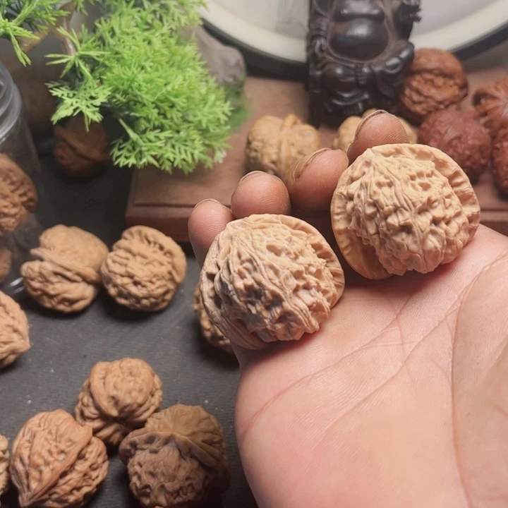 桃核吊坠38白狮子…………