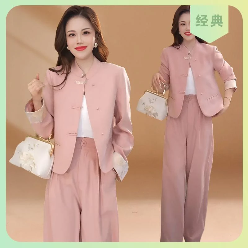 2025春秋新款西装套装通勤气质女神范高端别致设计感超好看两件套