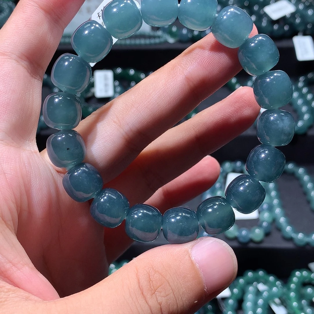 未镶嵌手链翡翠天然a货翡翠手串11.8
