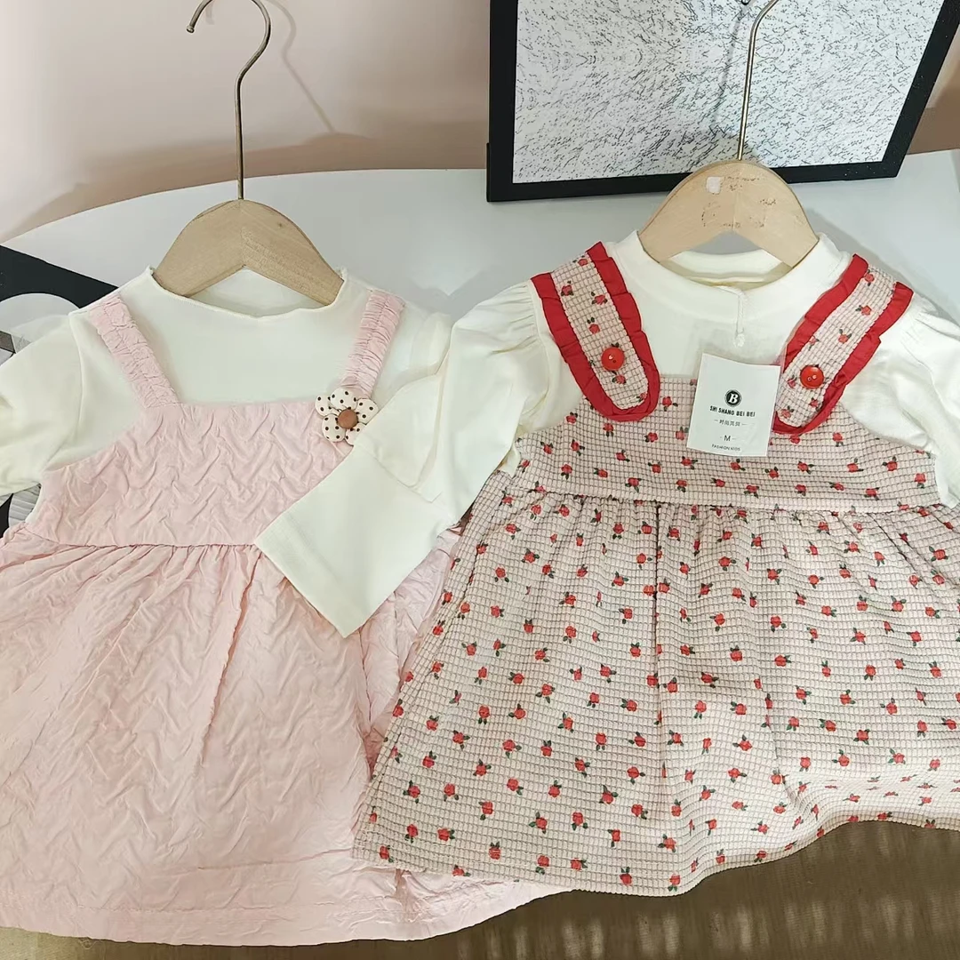 E28（大米家）新款假两件连衣裙