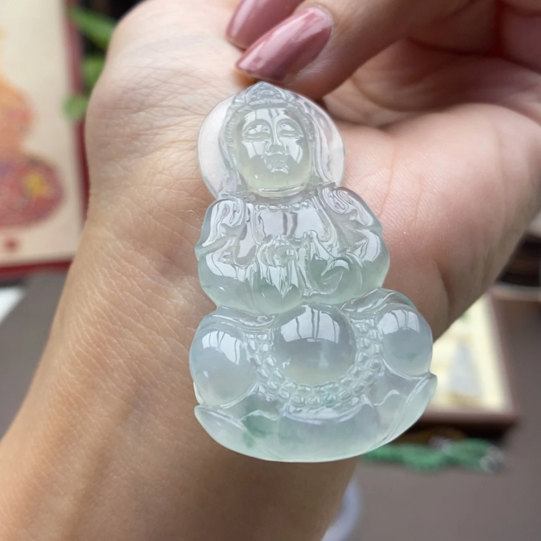 翡翠未镶嵌颈饰吊坠66