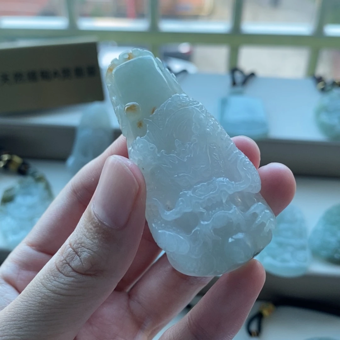 【闪购商品】颈饰未镶嵌翡翠天然翡翠缅甸A货