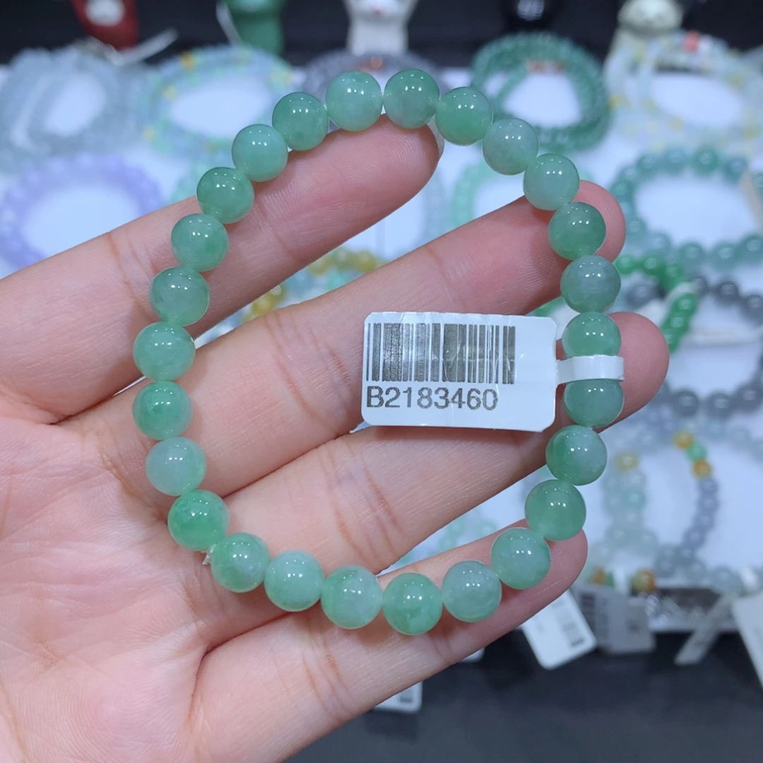 未镶嵌手串翡翠天然