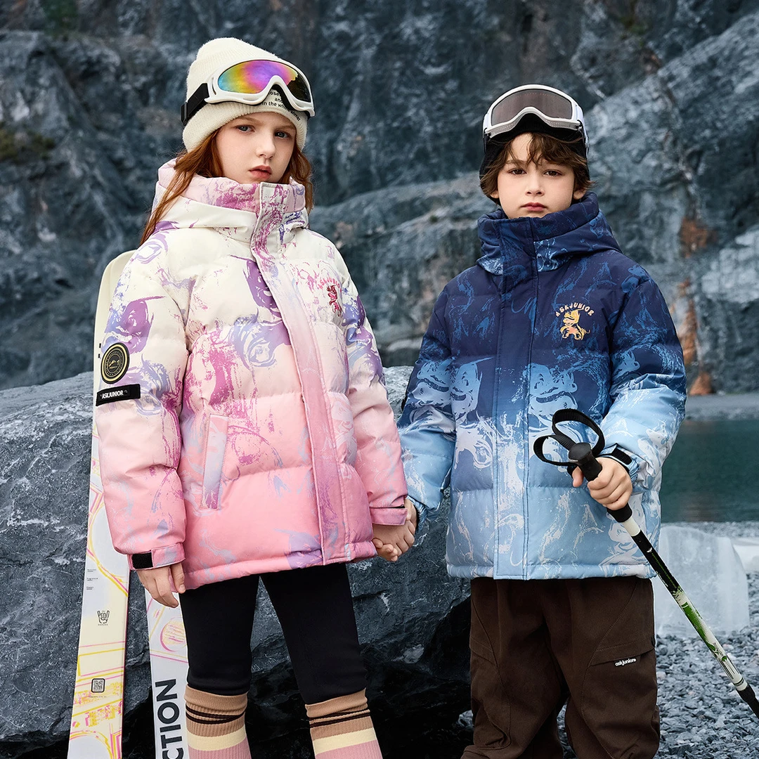 ASKJUNIOR【小龙年极寒系列】男童男孩羽绒服儿童冬季加厚保暖外套