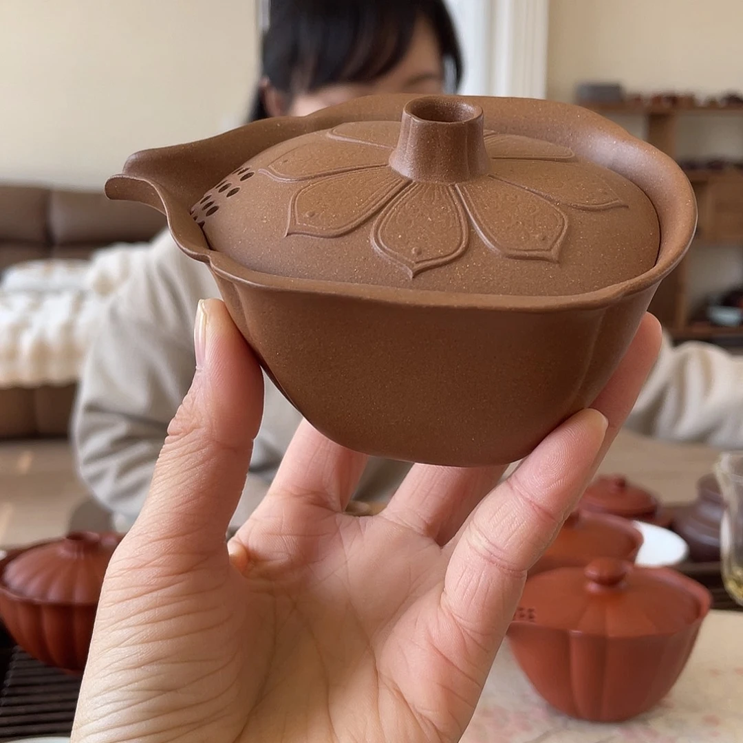 紫砂茶壶乾清盖碗