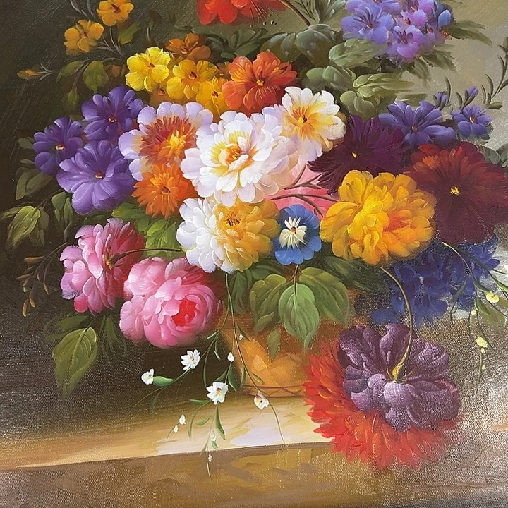 油画恭喜嘻嘻仔仔细细