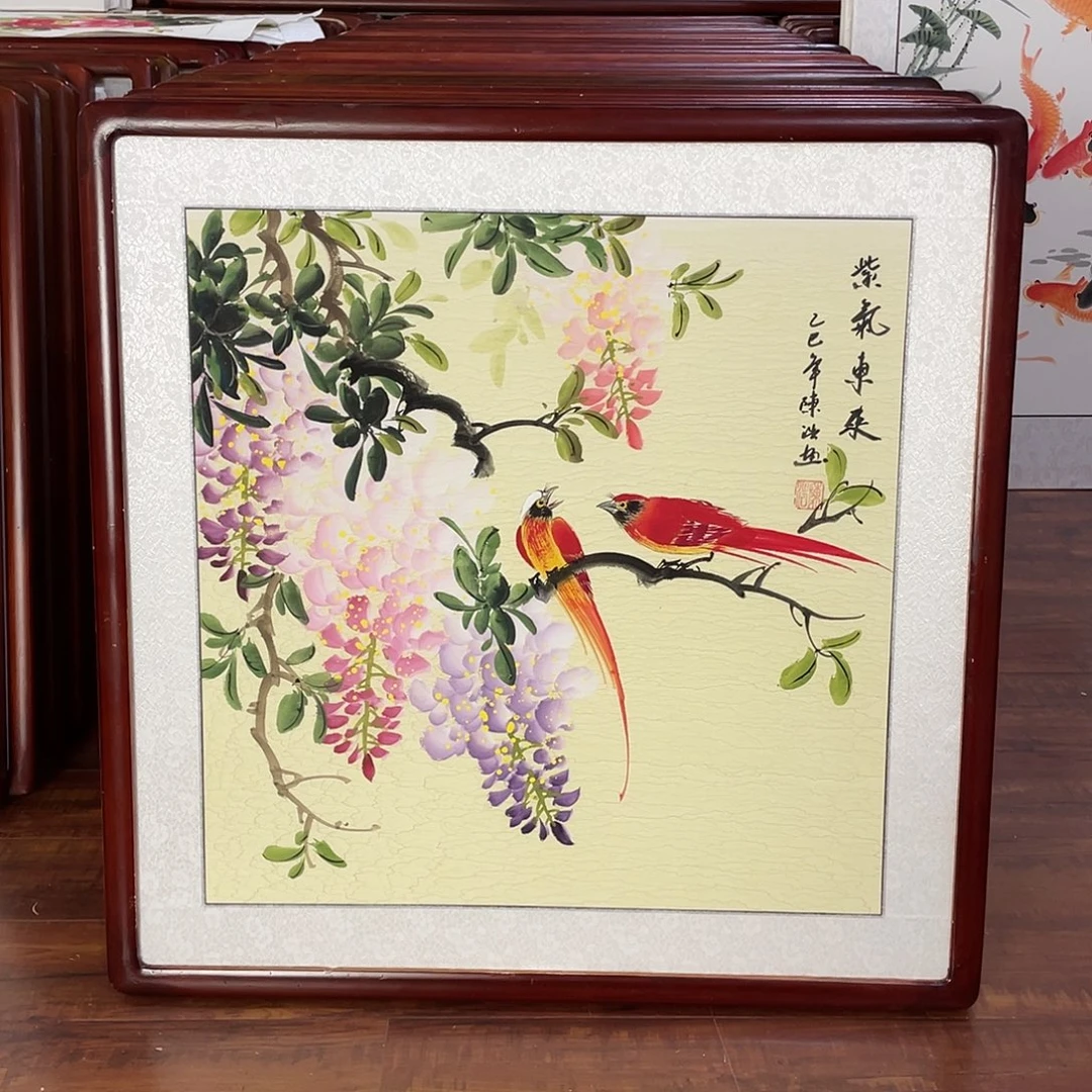 国画带框尺寸63*63厘米