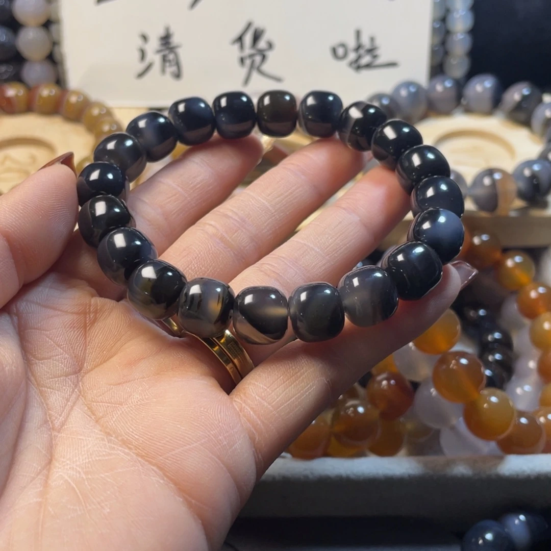 玛瑙/玉髓未镶嵌手链