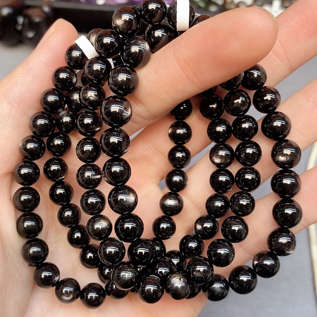 辉石手串未镶嵌41金运石7mm多样性发其一