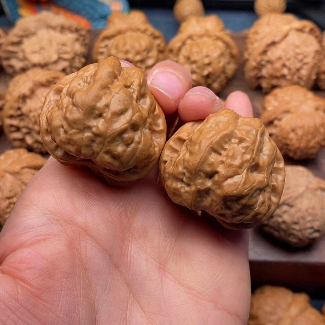 文玩核桃把件柒*爹36水晶蜡皮肌肉蛙