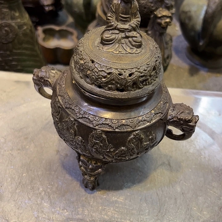 黄铜摆件，文房工艺品摆件