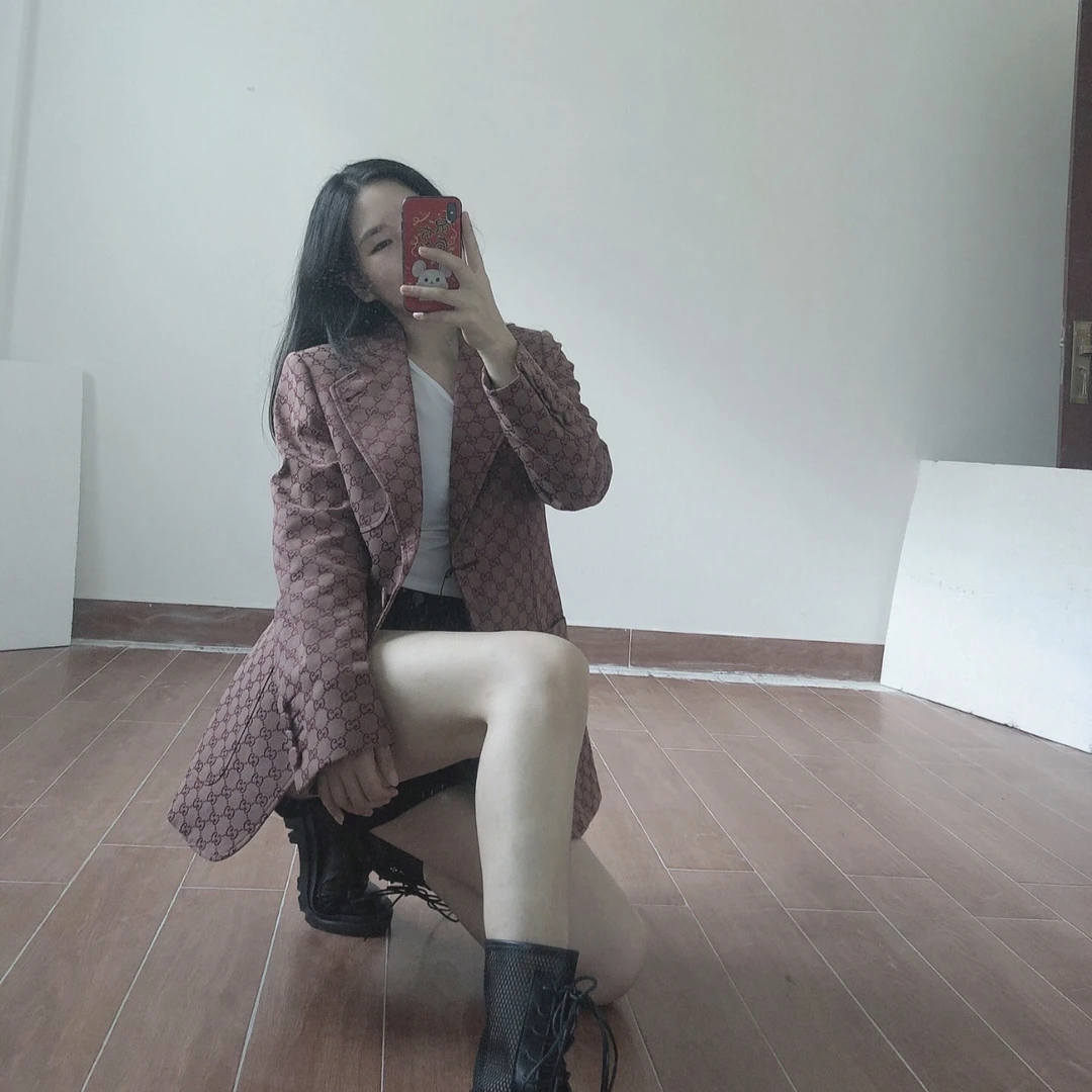 99新 GUCCI/古驰 双G满印西装外套 36码 公价20600 AA10113