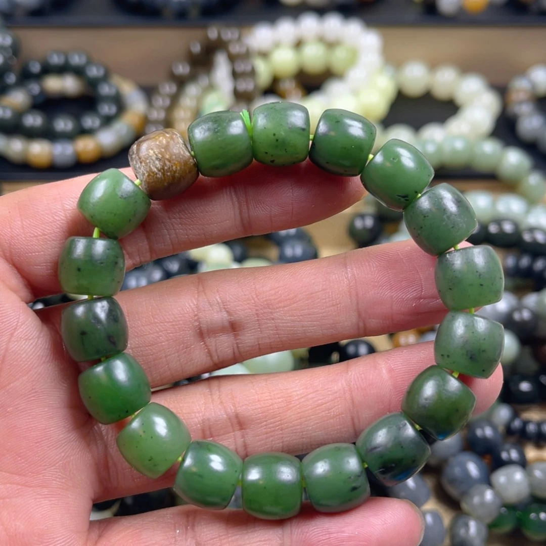 和田玉手串未镶嵌