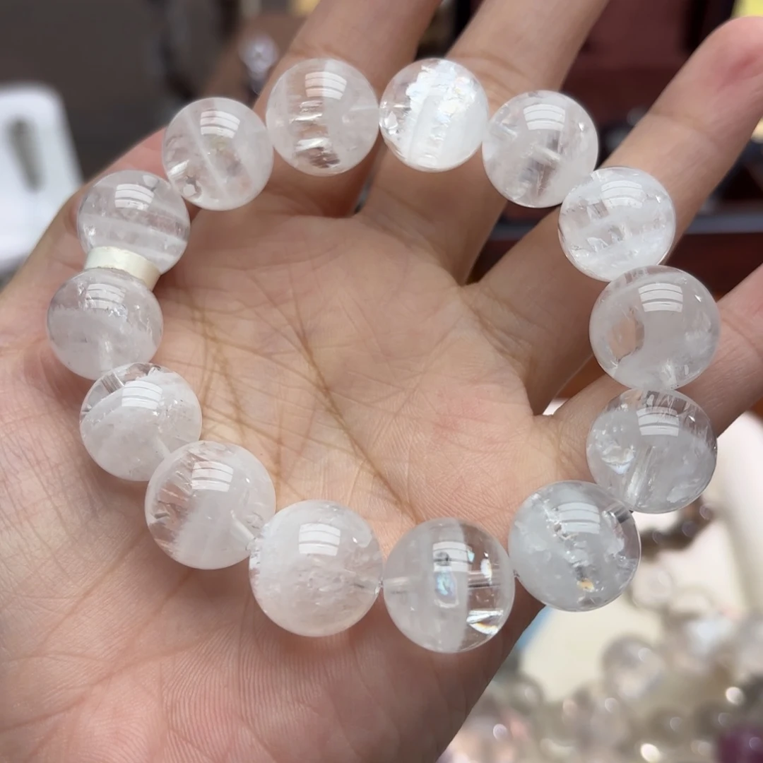 未镶嵌手链水晶朝**子白幽灵