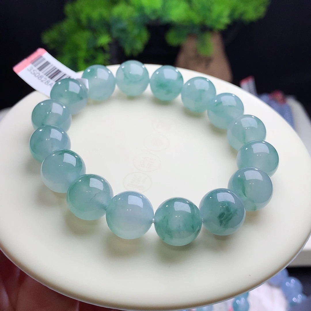 未镶嵌手串翡翠卡13mm