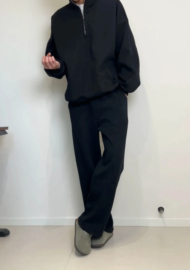 9休闲百搭时尚休闲裤黑色潮流