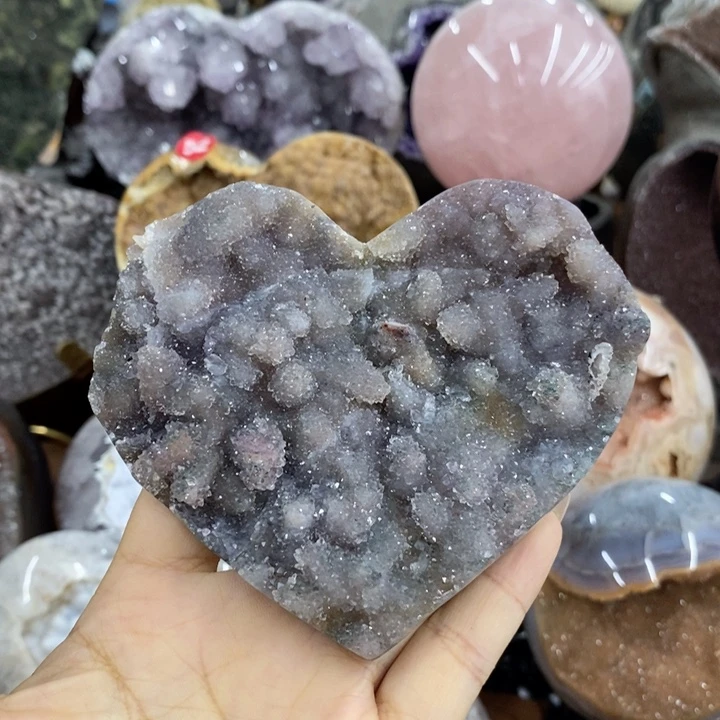 珠宝半成品未镶嵌紫晶