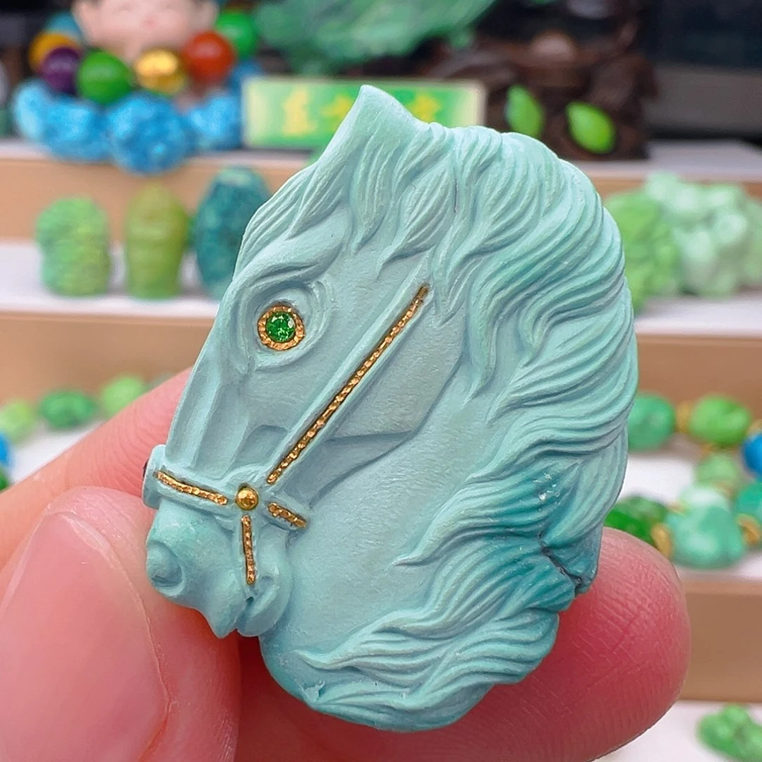 未镶嵌绿松石项链