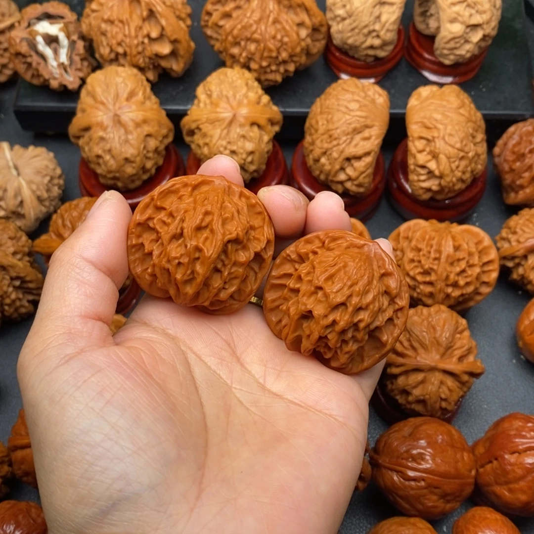 文玩核桃把件40公子帽