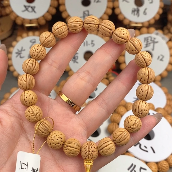 桃核手串1****』金豆11.5宽误差0.5