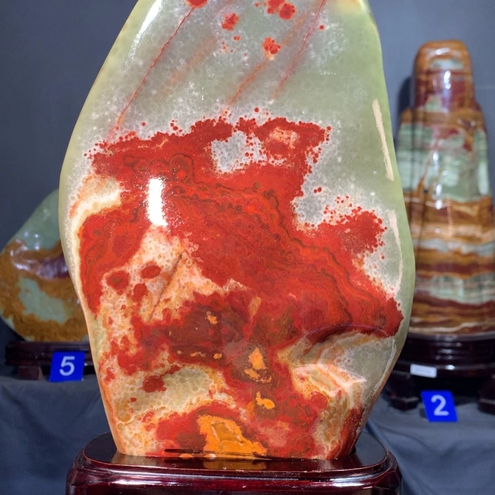 石材天然原石摆件