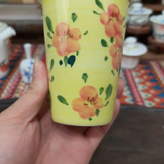 陶瓷摆件景德镇手工手绘高温瓷器