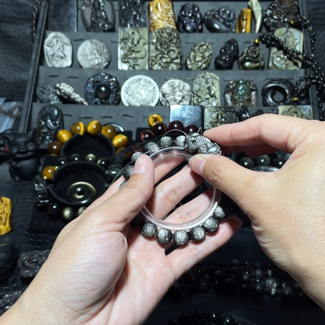 黑曜岩手链未镶嵌ʚ***ɞ