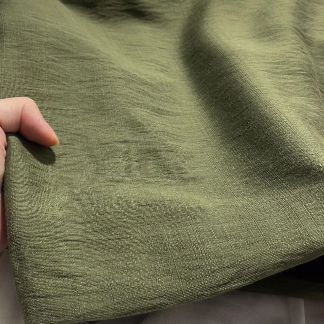 混纺军绿色2米。