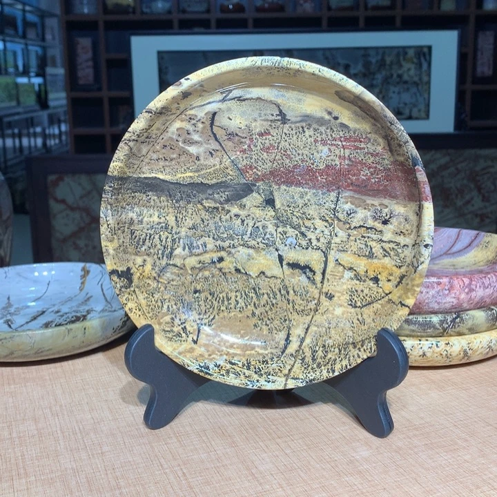 ，广西国画石摆件，收藏观赏