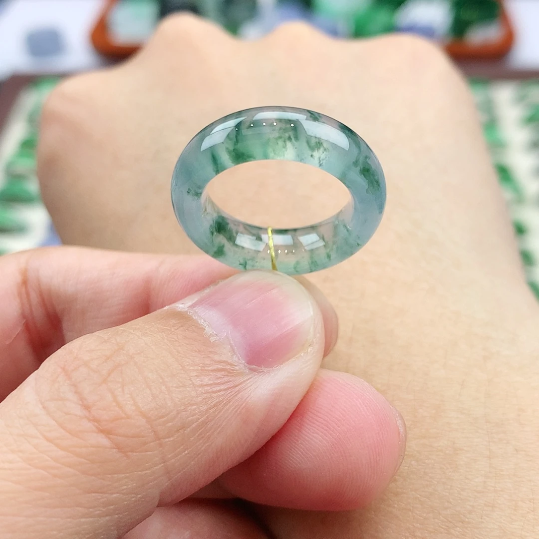 未镶嵌戒指翡翠9号