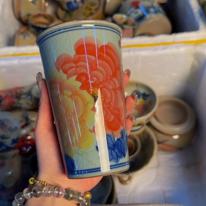 瓷片景德镇陶瓷手工手绘
