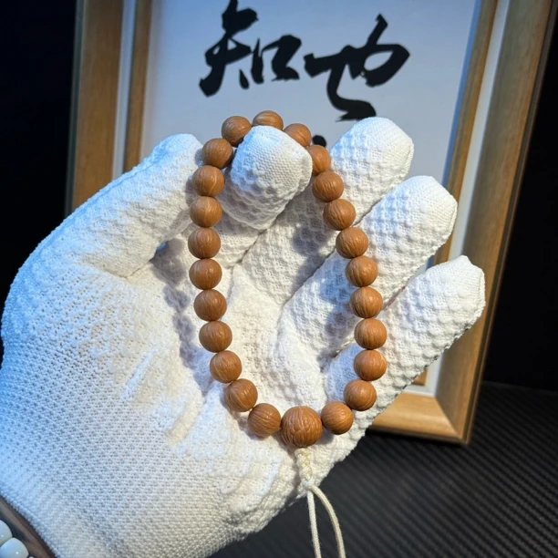 【知也文玩·凤羽】原皮原色猴头核桃凤羽手持一刀未修