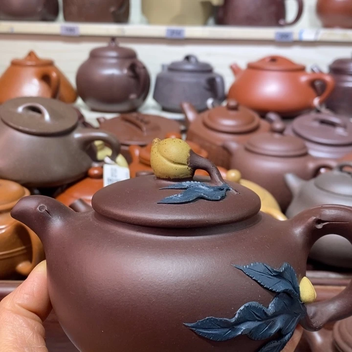 行***成紫砂茶壶微瑕处理一把