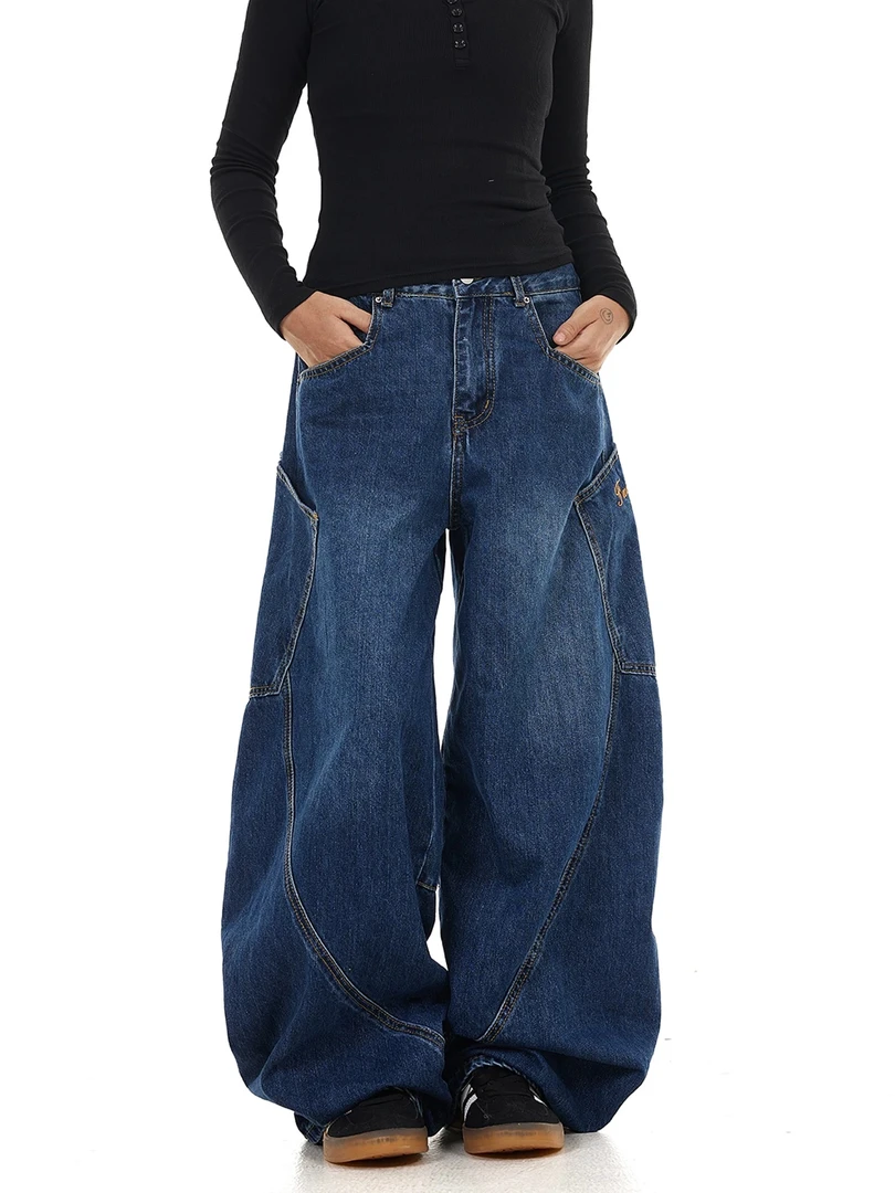 28码牛仔弯刀裤（72腰围）