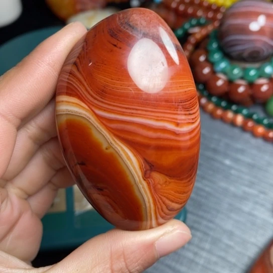 玛瑙/玉髓珠宝奇石未镶嵌一***球