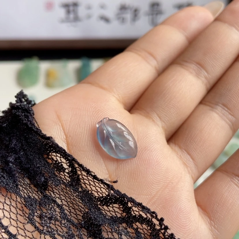 【闪购商品】未镶嵌定制翡翠L***I树叶