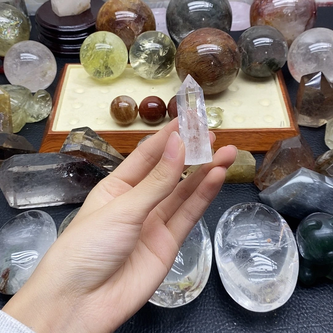 水晶未镶嵌珠宝半成品225水晶石