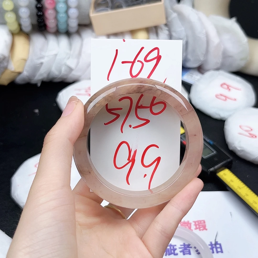 石英质玉未镶嵌手镯1.69