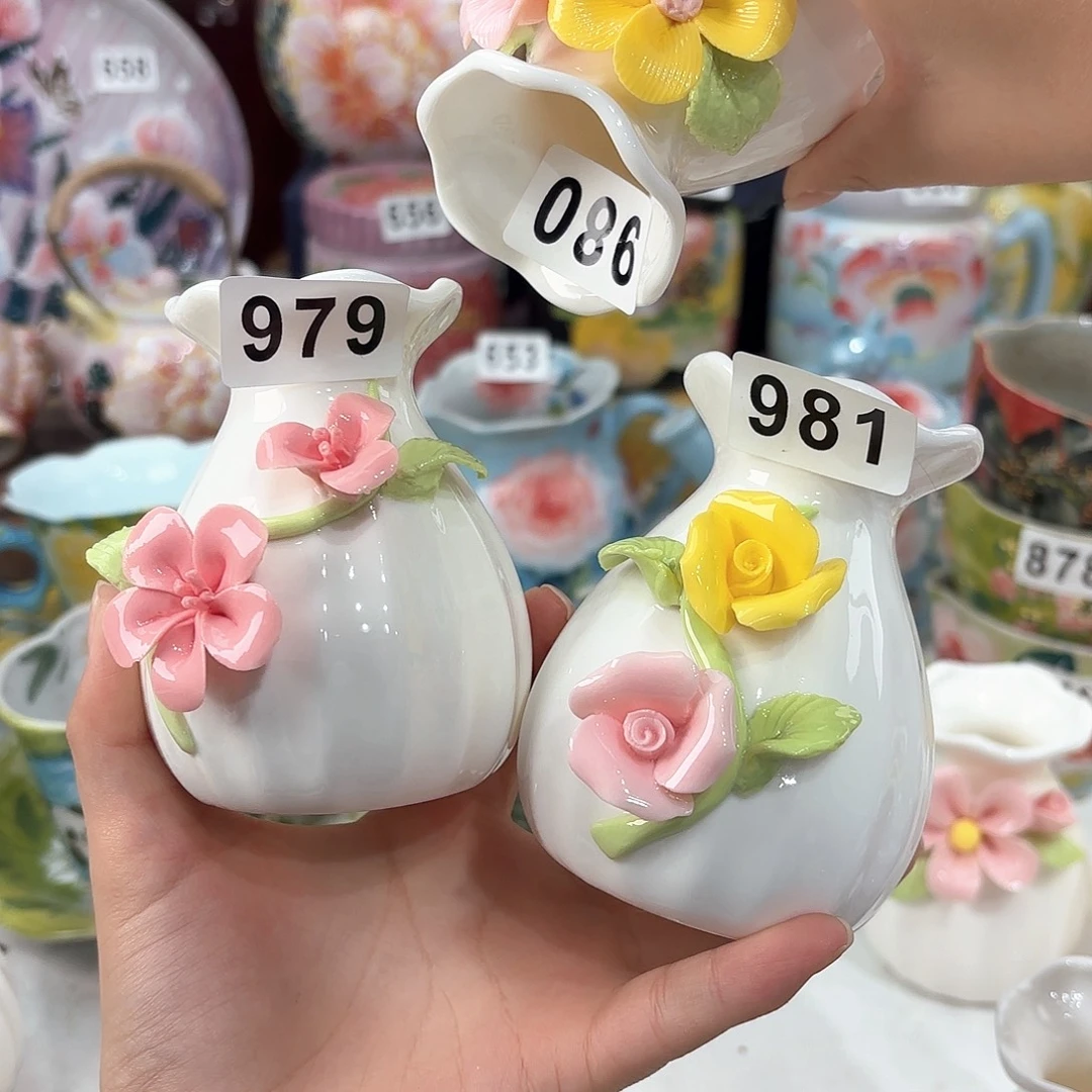 嘟***ﾟ景德镇手绘高温釉下彩陶瓷茶具