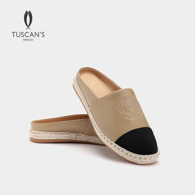 新款小香风时尚休闲百搭渔夫鞋半拖女士懒人鞋休闲鞋