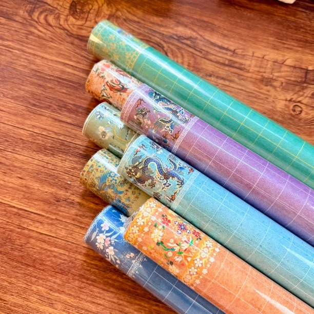 无上斋宋韵宣纸长卷 2cm方格 半生半熟