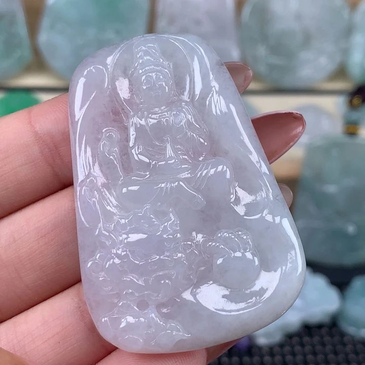 颈饰未镶嵌翡翠文殊